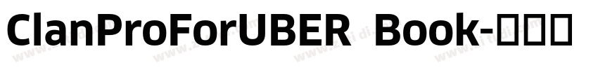 ClanProForUBER Book字体转换